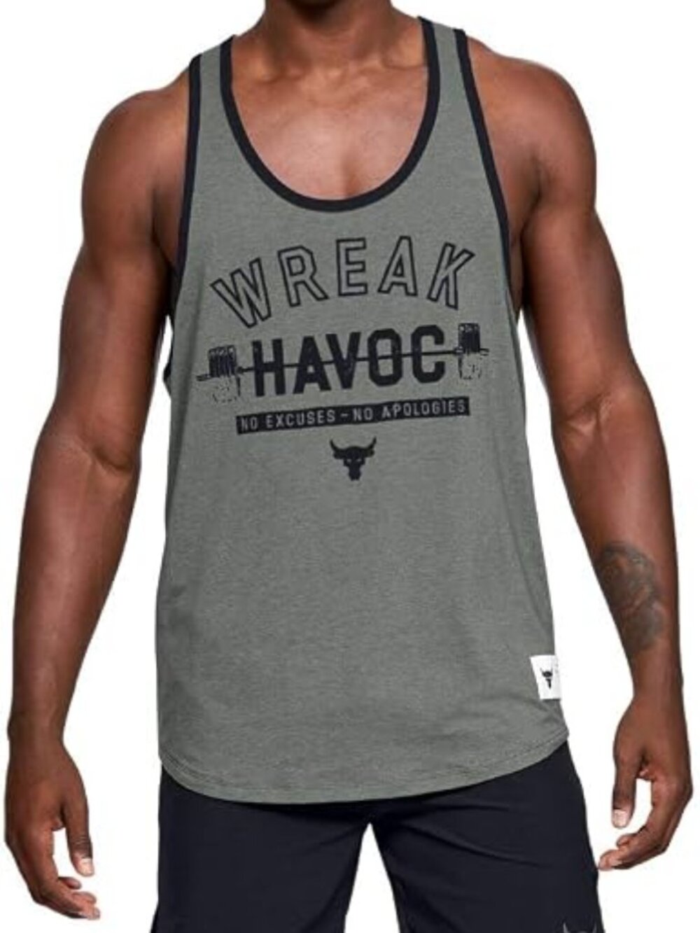 Under Armour Men's Project Rock Wreak Havoc Loose Fit Tank